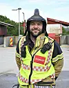 Innsatsleder Martin Øie Lauten opplyser at brannen trolig hadde slukket av seg selv før nødetatene kom fram.