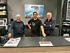 Johan Kristian Holand, Aleksander Holand og Håkon Holand er alle optimistiske med tanke på videre drift av familiebedriften.