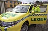 Kommuneoverlege Sabine Moshövel og hennes legekolleger kan nå for første gang benytte egen legevaktbil på utrykning i Nærøysund.