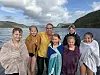 Even Nilsen, Liina Breisjøberg og Rina Grøtheim (Hatten 4H), Helle Finseth og Anna Finseth (Gravvik 4H) og Peder Horsberg og Ava Grøtheim Edvardsen (Hatten 4H) syntes det var gøy å bade.