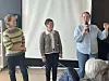 Katrine Berg-Hansen fra Bindal frivilligsentral, Britt Helstad, leder av Rådet for mennesker med nedsatt funksjonsevne og eldre, samt Pia Boholm fra Seniornett ga god informasjon på møtet om Seniornett i Bindal.