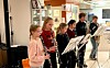 Noen av de yngste elevene fra kulturskolen imponerte med sitt spill på blåseinstrument under juleandaktene på Kolvereid.