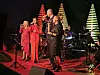 Trine Stenersen, Lillian Lyngstad, Gylve Fiskum og Eirin Trøbak leverte med stil da Namdal Storband besøkte Norveg lørdag.