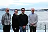 Gjennom Lean-prosjektet skal sentrale namdalske aktører jobbe sammen om bedre arbeidsprosesser og en god bedriftskultur. Fv. Per Arne Sørli (avdelingsleder INAM Rørvik), Andrea Nogva (daglig leder InnovArena), Trond Heggernes (forretningsutvikler INAM), og Ivar Skjerve (Innovasjon Norge).
