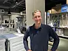 Ny butikksjef: 21 år gamle Mathias Sagen har flyttet fra Verdal til Rørvik for å lede Elon-butikken.