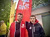 Fredrik Østvang Duna er toppkandidat for Rødt i Nærøysund, og Hallgeir Frøseth Opdal er gruppeleder og kandidat til fylkestinget.
