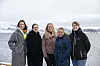 Fra venstre: Kristin Haanshus fra Havbruksparken Midt-Norge – Andrea Nogva fra InnovArena – Benedicte Brubakken og Sølvi Nordin fra Blått Kompetansesenter – Ragnhild Inderberg Vestrum fra MoreFish.