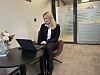 Anniken jobber fra sitt nye kontor i Teknobygget.