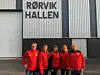 Styret i Rørvik IL er mildt sagt lite fornøyde med forslaget om å utsette byggingen av den nye idrettshallen på Rørvik. Fra venstre: Vidar Knoff, Lene Nygård, Nina Moe, Anne Mette Haugan og Jan Åge Ingebrigtsen.