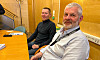 Økonomisjef Fred Moen og kommunedirektør Karl-Anton Swensen.