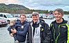 Disse gutta har gjort en stor jobb med å etterkomme kravene til Statsforvalteren. Fra høyre: Bjarne Sandnes, Sturle Sandnes og helt til venstre er Remi Iversen med lille Dennis på armen. Sistnevnte er i rekrutteringsfasen.