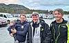Disse gutta har gjort en stor jobb med å etterkomme kravene til Statsforvalteren. Fra høyre: Bjarne Sandnes, Sturle Sandnes og helt til venstre er Remi Iversen med lille Dennis på armen. Sistnevnte er i rekrutteringsfasen.