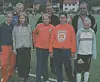 I juli 2001 opplevde Rørvik IL en skikkelig fotballblomstring. Småjentene hadde scoret hele 143 mål så langt i sesongen. På bildet ser vi bak fra venstre Tor Sandneseng, Kai Knotten og Ragnar Kristiansen. Foran står Frida Olsen, Emma Knotten, Kirsti Karlsen, Marita Kristiansen, og Marit Melbye.