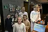 Koste seg på åpen dag Olivia Williksen, Amanda Vanebo, Athelie Riise, Eriksen-Marie, Lim-Ellen, Ellen Hellesø og Thea Bøe Livik.