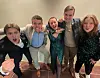 Delegasjonen fra Nærøysund på fylkestinget: Trym Rørstrand, Alexander Finnvik, Victoria Finnvik, Bendik Emilsen og Ingrid Williksen.