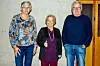 Fungerende leder Anne Lise Tangen, varamadlem Hildur Fallmyr og nestleder Arne Sigurd Antonsen gleder seg til feiringen.