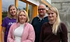 Helsesykepleier Grete Johansen, kommuneoverlege Berit Grandaunet, leder for helsestasjonen Ivar Kvalø og helsesykepleier Marianne Bredesen håper mange kommer på vaksinedagene i uke 44 og 45.