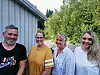 Hovedkomiteen er meget fornøyde med innsatsen naboene legger ned. Fra venstre: Kai Roger Johnsen, Stine Barstad Holm, Wenche Finseth og Elisabeth Tveraas. Håvard Kiil var ikke til stede.