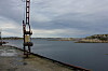 Det er værhardt ved Ramstadlandet havn. Nå søker fiskarlaget om skjermingstiltak.