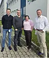 Kommunalsjef helse og omsorg Magnus Fjær Solbakk, varaordfører Terje Settenøy og kommunedirektør Endre Skjervø møtte HUNT- koordinator Siv Sætran som en start på HUNT5- arbeidet i Nærøysund.