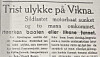 Faksimile fra Namdalens Folkeblad 22. mai 1942.