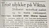 Faksimile fra Namdalens Folkeblad 22. mai 1942.