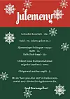 Årets julemeny under revyen har et bredt utvalg.