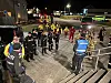 Over 50 aktører innen helse, brann og politi deltok i øvelsen. Her fra gjennomgangen.