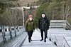 – Tenk hva man kunne fått til her i Nærøysund om man hadde satset på hopp, sier Anniken Mork og OIiver Dahl.