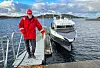 'Kristiina' er den aller nyeste båten fra Kåre Holthe og Sønner på Måneset, og skal tilbringe mye av sin aktive tid i områdene Hitra og Frøya. Konstruktør Åge H. Thomassen er følgelig stolt over resultatet.