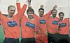 Eidar Furu, Geir Arne Storfjord, Øyvind Eldegard, Jens Reidar Husby og Andreas Haugvik.
