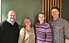 De fire på topp for Nærøysund KrF er (f.v) Petter Stevik, Ann-Elise Prestvik, Ellen Vibeke Hellesø og Jon Arna Halbostad.