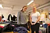 Marte Volden og Ingrid Marie Ellingsen åpnet sammen med Ingebjørg Ellingsen bruktsalg av klær i to dager.