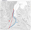 Alternativ A er å legge en delvis ny vei oppe i dagen, mens alternativ B består av en lengre tunnel og en helt ny trasé.