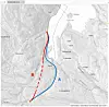 Alternativ A er å legge en delvis ny vei oppe i dagen, mens alternativ B består av en lengre tunnel og en helt ny trasé.