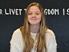 Ingeborg Amalie Engesvik, ei målretta og selvstendig jente som følger tysk undervisning via skjerm.