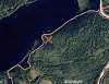 Ved krysset er det foreslått å plassere hytta.