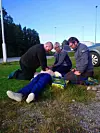 Gjenoppliving. Fra venstre: Bjørn Magne Fuglstad, Gry Marie Indermo og Ole Fredrik Govasli.