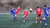 Rørvik presset høyt, så bortelaget gjorde feil. Ørjan Bondø (f.v.), Trym Ovesen og Sølve Torsvik.