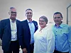 Hans Andreas Limi (nestleder i FrP), Terje Settenøy, May Linn Waagø og Andreas Sørensen.