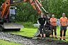 Paulsen Maskin bidrar med gravemaskiner, utstyr og arbeidsinnsats når Nærøysund Golfklubb nå tar fatt på flere etterlengtede oppgraderinger av anlegget på Ottersøya.