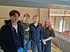 Christian Rosenvinge, Vidar- Mathias Raaum og Mathias Pettersen Fallmyr fikk en rask introduksjon fra organist Erika Jonite om hvordan kirkeorgel var bygd opp, og hvordan det fungerte.