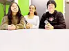 NRK Klassequizen ble litt 'bob Bob', men ok artig for (f.v.) Christine Williksen, Victoria Ngaiza Finnvik og Eirik Solberg.