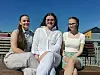 Beatrice, Adelén og Astrid gleder seg til å reise til Costa Rica.