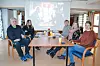 Disse er med i en arbeidsgruppe for å få til aktivitetsvenner til demente. Fra venstre: Reinert Eidshaug fra Eldrerådet, Ann-Heidi Buvarp fra frivillighetssentralen, aktivitetsleder Tone Nygård, sykepleier Solgunn Kjeøy og sykepleier Hilde Aukrust.
