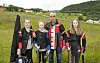 Blant distriktets skyttere som var på stevner i helga var Thea Sørenmo (rekrutt), Anna Valan (rekrutt), Arve Lund V65 og Maria Valan (junior) arkivfoto
