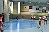 Her setter Ingrid Andrea Holthe Olsen inn en skåring for Rørvik i søndagens kamp mot Sømna i Rørvikhallen.