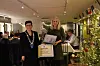 Daglig leder i Peacepainting, Catrine Gangstø, ble tildelt årets tiltakspris av ordfører Britt Helstad.