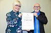 Musikkskolerektorer i Vikna og Nærøy Sølvi Vik Brækkan og Kjell Jørgen Sellæg håper å få inn mange søknader til drømmestipendet. Arkivfoto: Morten Wengstad