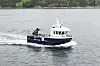 «Hulda Oline» er SalmoNors nye lokalitetsbåt levert av Moen Marin. Den er tegnet, bygd og skal brukes lokalt i Ytre Namdal.